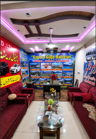 Puniyal Rent Cars Office at Pirwadhai Bus Terminal Rawalpindi
